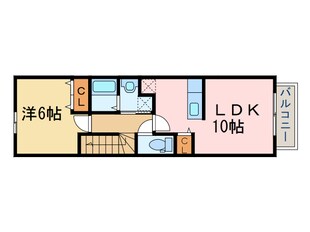 クレイドルＨ・Ｉの物件間取画像